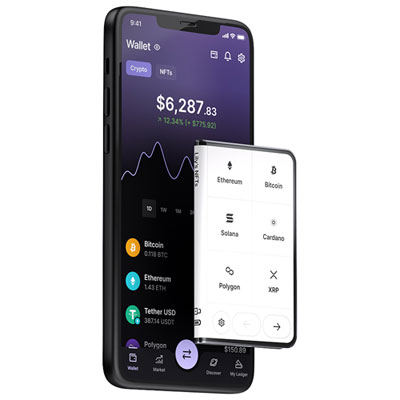 Ledger Stax Crypto Hardware Wallet USB Type-C/Bluetooth - Graphite Great product and i found it only at Best buy