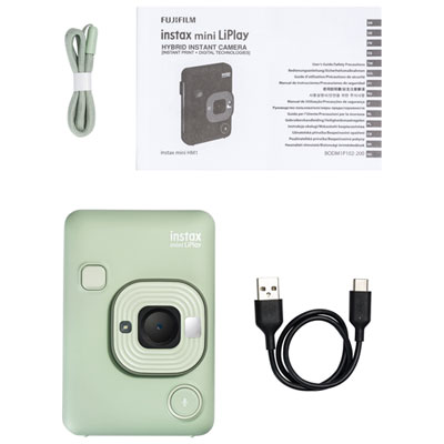 Fujifilm Instax Mini LiPlay Hybrid Instant Camera - Matcha Green