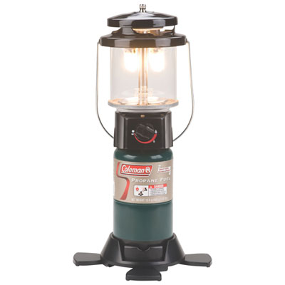 Coleman Deluxe 1000 Lumens Propane Lantern - Black It’s easy to use with a simple propane hookup and features a durable design