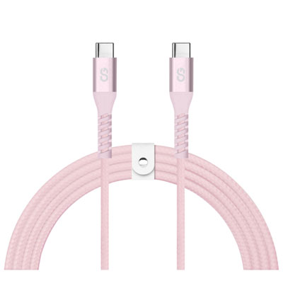 Câble Tissé Usb-C À Usb-C De 1,2 M (3,9 Pi) Vibrance De Logiix (Lgx-13830) - Fard great value for price