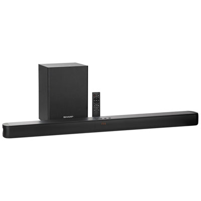 Barre De Son 2.1 Canaux De 110 W Ht-Sbw192 De Sharp Avec Haut-Parleur D'extrêmes Graves Sans Fil - Exclusivité Best Buy