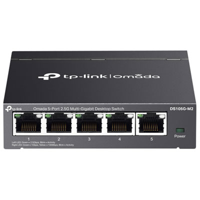 Commutateur De Bureau Non Géré Multigigabit 2,5 Gb À 5 Ports Omada De Tp-Link (Ds105G-M2)