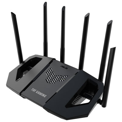 Image of ASUS TUF Wireless Dual-Band Wi-Fi 7 Gaming Router (TUF-BE6500) - Only at Best Buy