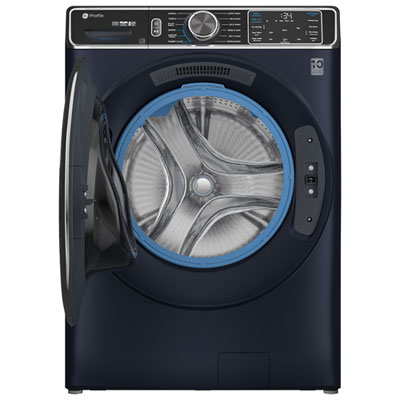 GE Profile 6.1 Cu. Ft. Front Load Steam Washer (PFW870SPVRS) - Sapphire Blue Best for families