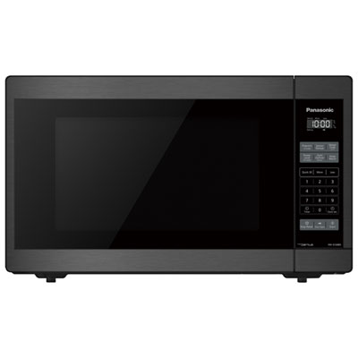 Image of Panasonic Genius 1.3 Cu. Ft. Microwave (NNSC688SC) - Black Stainless