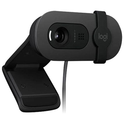 Caméra Web Professionnelle Hd Intégrale 1080P Brio 105 De Logitech (960-001579) - Graphite