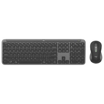 Logitech Signature Slim Mk955 Wireless Bluetooth Keyboard & Mouse Combo - Graphite - English
