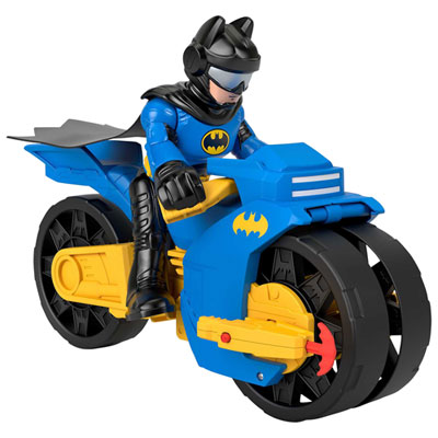 Mattel Imaginext DC Super Friends XL Batcycle Fantastic Birthday Gift for our Son!!!