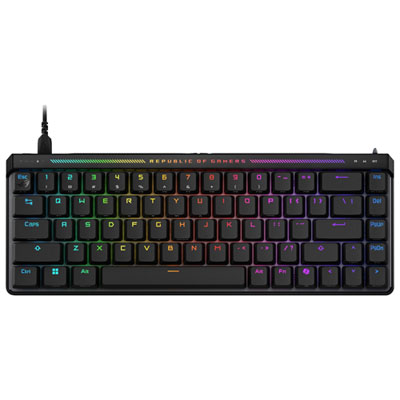 ASUS M605 ROG Falchion Ace HFX Wired Backlit Mechanical Compact Gaming Keyboard - Black Great travel keyboard