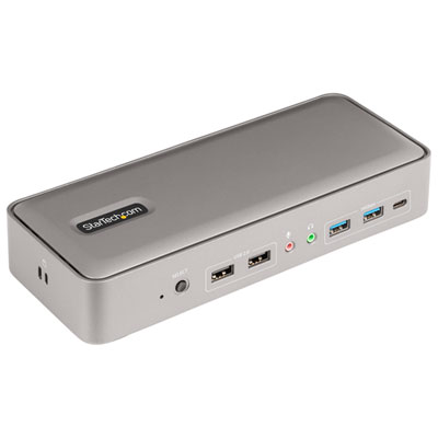 StarTech Dual-Laptop USB-C KVM Docking Station - Space Grey WORKS Great - Almost perfect even but 