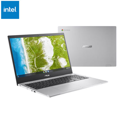 Image of ASUS CX 1500 15.6   Chromebook - Transparent Silver (Intel Celeron N4500/ 8GB RAM/ 128GB SSD/ ChromeOS)