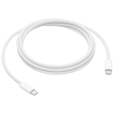 Apple 2m (6.5 ft.) 240W USB-C Cable (MYQT3AM/A) - White