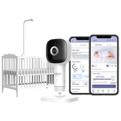 Hubble Connected SkyVision AI Smart Baby Monitor w/ Sleep Tracking, Night Vision & Pan/Tilt (HCTNSKYAI) This is THE BEST!