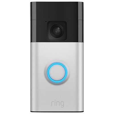Ring Battery Doorbell with Head-to-Toe HD Video, Live View, Two-Way Talk & Motion Detection - Satin Nickel Best camera ever