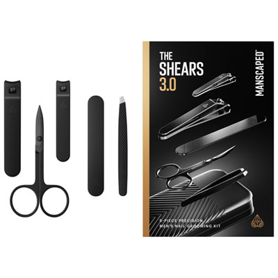 Manscaped Shears 3.0 Luxury 5-Piece Precision Men's Nail Grooming Kit  Quality and Convenience in One Kit