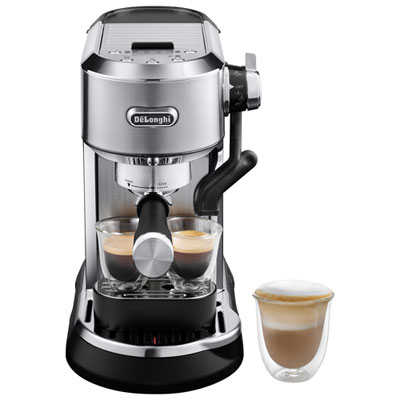 De'Longhi Dedica Maestro Plus Espresso Machine with Automatic Steam Wand - Stainless Steel Best cappuccino ver