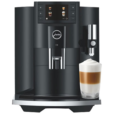 Jura E8 Automatic Espresso Machine with Coffee Grinder - Piano Black Best coffee maker