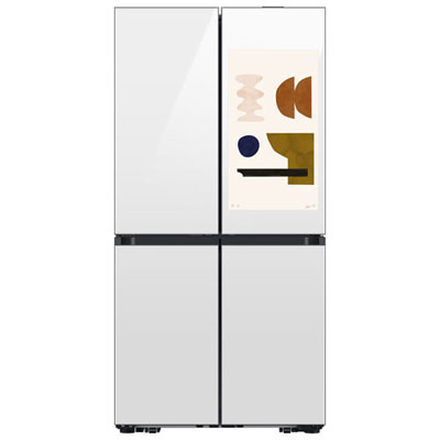 "Open Box - Samsung BESPOKE 36"" 22.5 Cu Ft Counter Depth 4-Door French Door Refrigerator - Scratch & Dent"