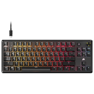 Corsair K70 CORE Wired Backlit Mechanical Red Linear TKL Gaming Keyboard - Black Love the size