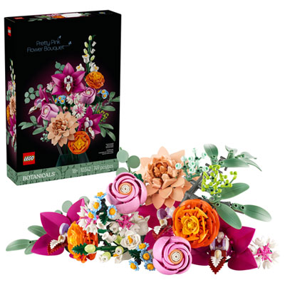 LEGO Botanicals: Pretty Pink Flower Bouquet - 749 Pieces (10342) If you love Lego Botanical like we do this set is easily the best of bouquets alongside the Roses