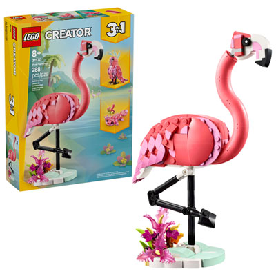 LEGO Creator: Wild Animals Pink Flamingo - 288 Pieces (31170) I love this set its versatile and a great build, love the options, personally like the axolotl the best