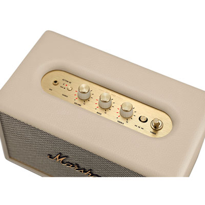 Marshall Acton III Bluetooth Wireless Speaker - Cream | Best Buy