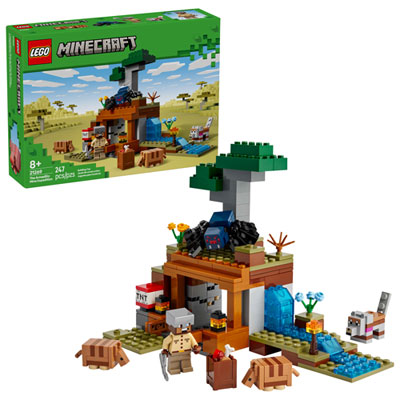 LEGO Minecraft: The Armadillo Mine Expedition - 247 Pieces (21269) Great lego for those who love Minecraft