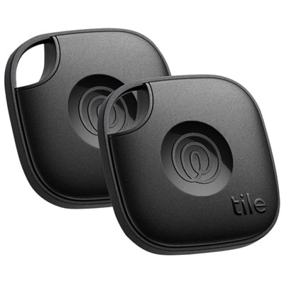 Tile Mate (2024) Bluetooth Item Tracker - 2 Pack - Black Love it