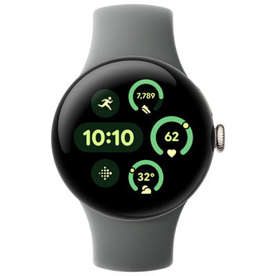 Google Pixel Watch 3 LTE 41mm with Aluminum Champagne Gold Case
