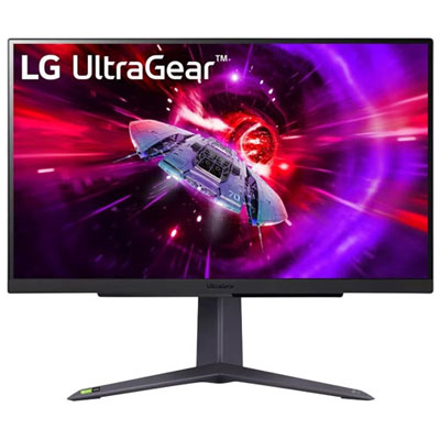 Open Box - LG 32" QHD 180Hz 0.03ms GTG IPS LCD G-Sync FreeSync Monitor (32GS75Q-B) - Black