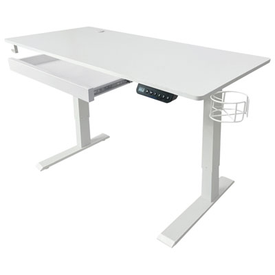 Ljubljana 47" Electric Height Adjustable Standing Desk Standing Desk - White