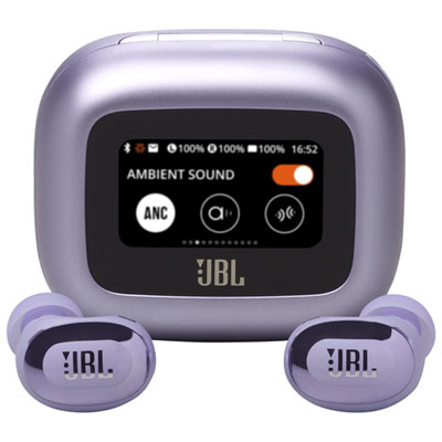 JBL Live Buds 3 In-Ear Noise Cancelling True Wireless Earbuds - Purple