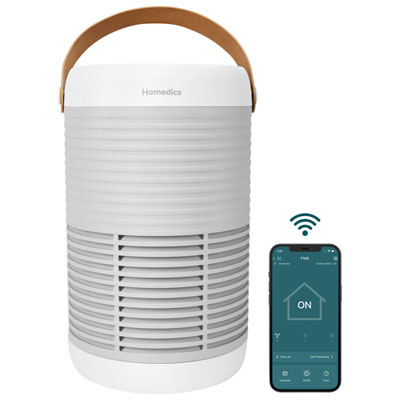 HoMedics TotalClean T100 3-in-1 Smart Air Purifier with HEPA Filter Love