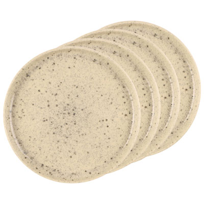Mesa Ceramics Uno 4-Piece Stoneware Plate - Speckle Nature