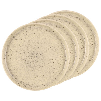 Mesa Ceramics Uno 4-Piece Stoneware Salad Plate - Speckle Nature