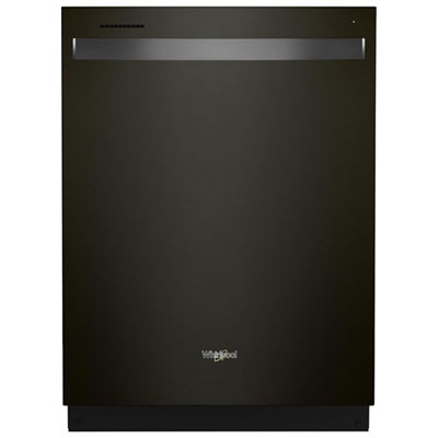 "Open Box - Whirlpool 24"" 47dB Built-In Dishwasher (WDT750SAKV) - Black Stainless - Scratch & Dent"