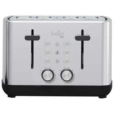 Bella Pro Toaster - 4-Slice - Stainless Steel - Only at Best Buy Great Product, toasty results