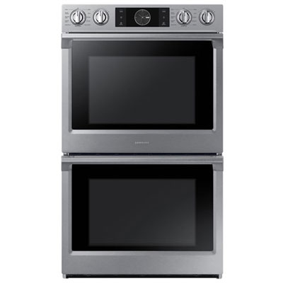 "Open Box - Samsung 30"" 5.1/5.1 Cu. Ft. Electric Double Wall Oven (NV51K7770DS)- SS - Scratch & Dent"