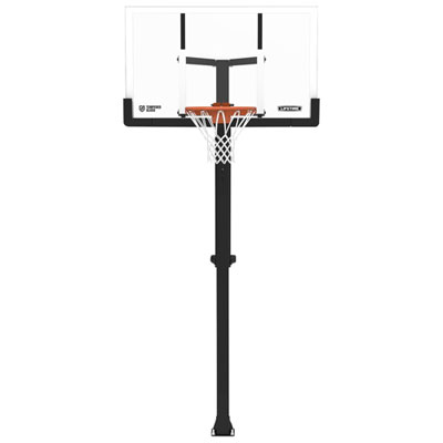 "Lifetime Mammoth 54"" Lift Bolt Tempered Glass Basketball System"