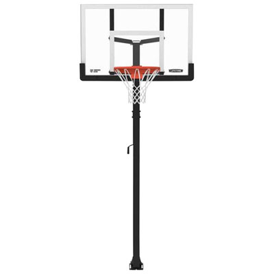 Lifetime 50" Adjustable Bolt Down Tempered Glass Basketball System