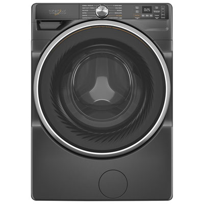 Whirlpool 5.8 Cu. Ft. High Efficiency Front Load Steam Washer (WFW6720RU) - Volcano Black Best washer machine