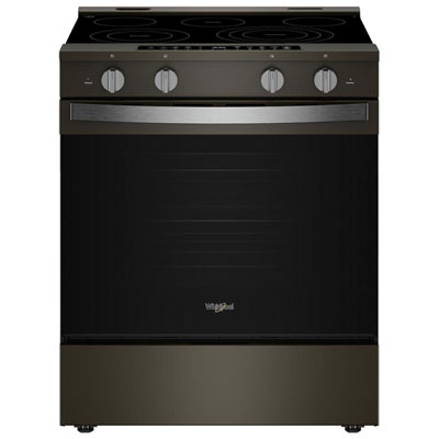 Cuisinière Électrique Autonettoyante Encastrable Et Friture À L'air Chaud 5,3 Pi³ 31 Po De Whirlpool (Ywses7530Rv) - Noir Sur Inox love it