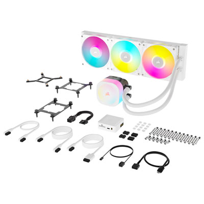 PC用ファン・クーラー CORSAIR iCUE LINK TITAN RX RGB AIO White iCUE LINK TITAN 420 RX RGB AIO Liquid CPU Cooler