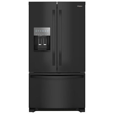 Whirlpool 36" 24.7 Cu. Ft. French Door Refrigerator with Water & Ice Dispenser (WRFF3436RB) - Black [This review was collected as part of a promotion