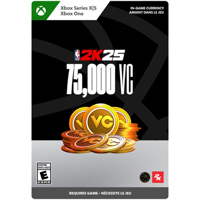 NBA 2K25 - 75,000 VC (Xbox Series X|S/ Xbox One) - Digital Download Best Buy rocks
