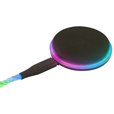 Helix Lucid 0.97M (3.2Ft.) 15W Qi Wireless Charger With Magsafe - Black