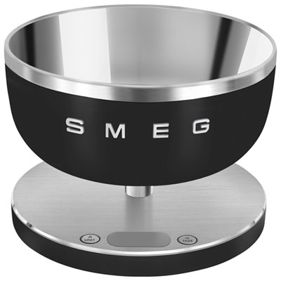 Smeg Digital Kitchen Scale (KSC01BLMWW) - Matte Black