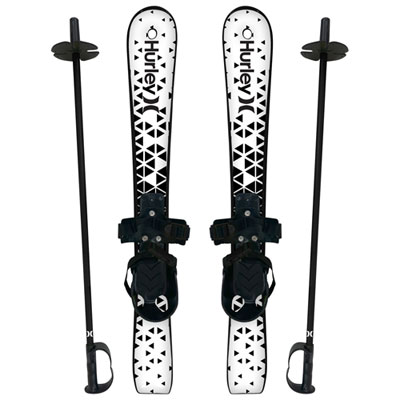 Skis Pour Jeunes Débutants De Hurley - Noir/blanc