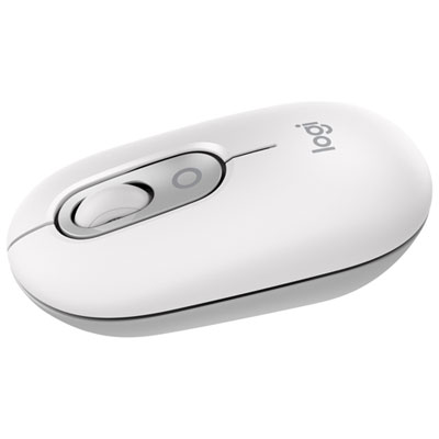 Souris Optique Bluetooth Pop Mouse De Logitech - Blanc Cassé