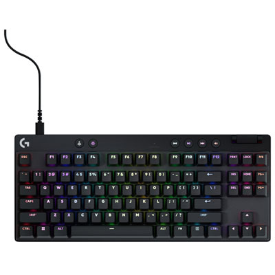 Logitech G PRO X Tenkeyless Rapid Backlit RGB Magnetic Analog Switches Gaming Keyboard - Black - Bilingual Best gaming keyboard I ever owned